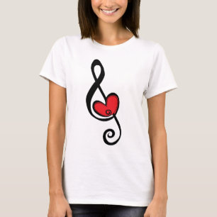 För kärleken av musik tee shirt