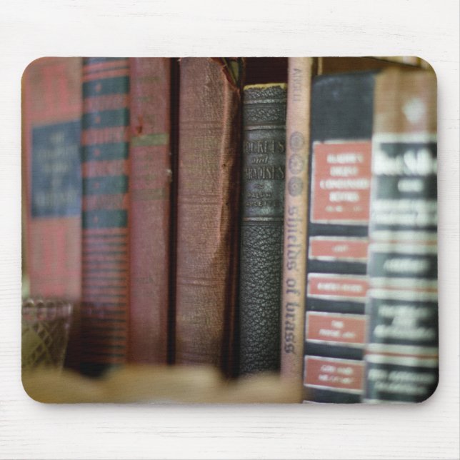 För kärleken av vintagebokar musmatta (Framsidan)
