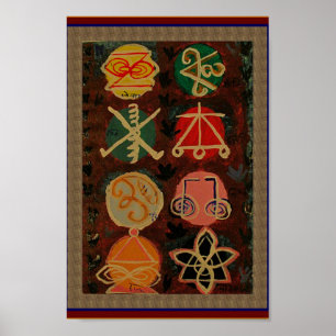 För Karuna Reiki för SALEkonstabstrakt Poster