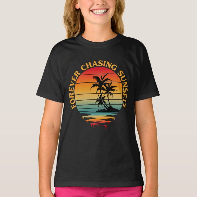 FÖR KASSERING SUNSETS T-Shirt (Framsida)
