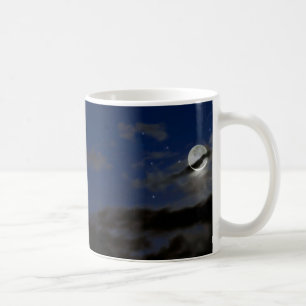 För kattmåne för CAAS Cheshire mugg för kaffe