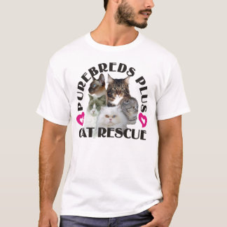 För katträdding för Purebreds positiv T-tröja T-shirt