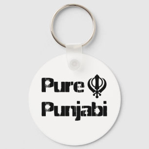 För Khalsa för PunjabiKhanda Sikh Merchandise Nyckelring