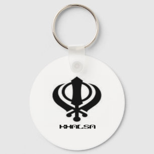 För Khalsa för PunjabiKhanda Sikh Merchandise Nyckelring