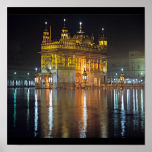 För Khalsa för PunjabiKhanda Sikh Merchandise Poster