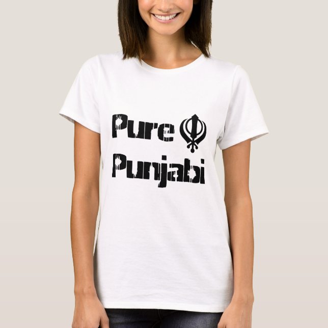 För Khalsa för PunjabiKhanda Sikh Merchandise Tröja (Framsida)