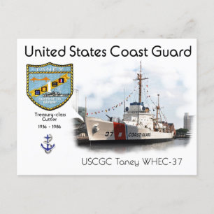 För kickuttålighet för USCGC Taney WHEC-37 skärare Vykort