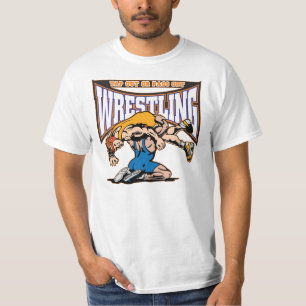 För klapp brottare ut tee shirt