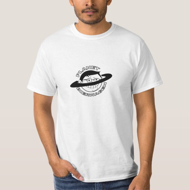 För klassikerlogotyp för PLANET BIERWAGEN Tee Shirt (Framsida)