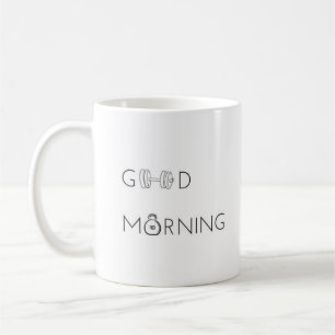 För klassikervit "för bra morgon" - mugg
