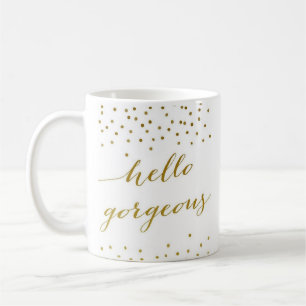 För klassikervit "för hejer ursnygg" - mugg