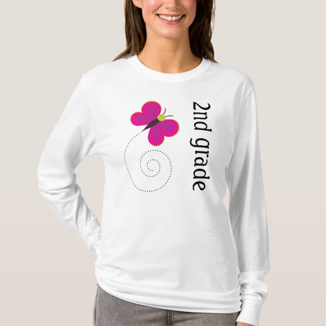 För klasslärare för söt 2nd T-tröja Tröja (Framsida)