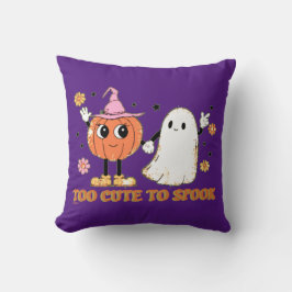 FÖR KLICKA PÅ SPOOK, gullig spökhalloween Kudde