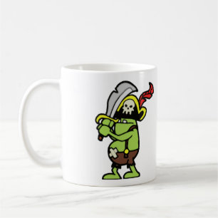 För klotterpirat för trollkarl 101 kalkontupp kaffemugg
