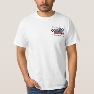 För klubbT-tröja för ABQ karting vit Tee