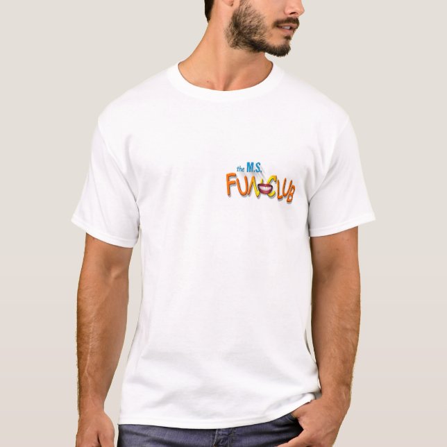 För klubbvapensköld för ms den roliga skjortan t-shirt (Framsida)