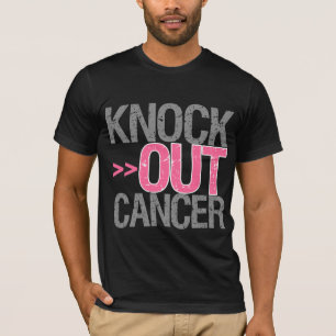 För knackning cancer ut - bröstcancer tee shirt