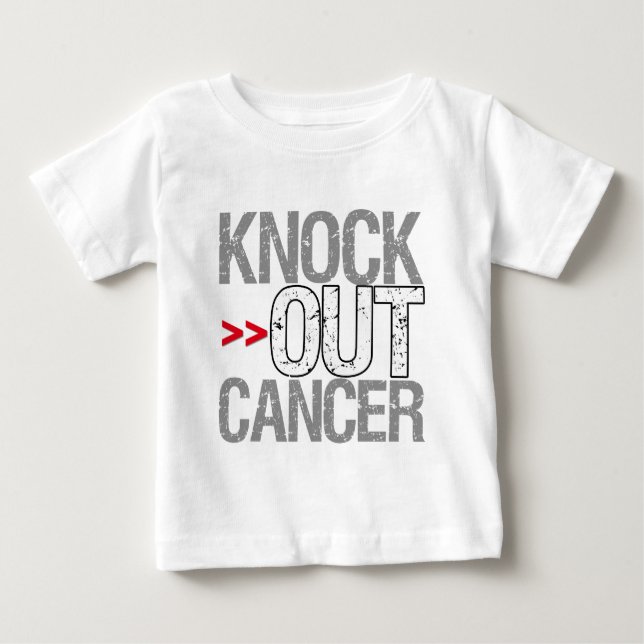 För knackning cancer ut - lungcancer tee (Framsida)