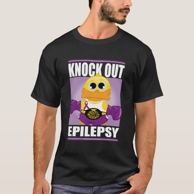 För knackning epilepsi ut t shirt (Framsida)