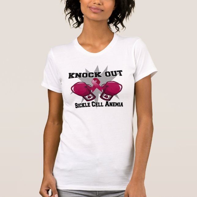 För knackning för skäracell ut blodbrist tee shirt (Framsida)
