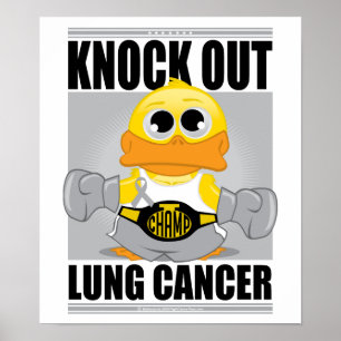 För knackning lungcancer ut poster