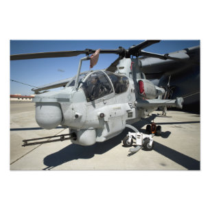 För kobraattack för AH-1Z toppen helikopter Fototryck