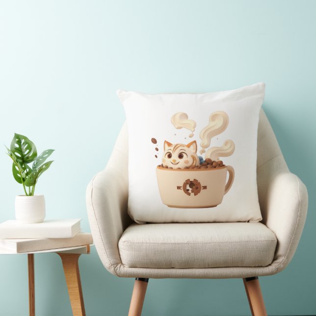 📚 för kombinationsdesign för matkaffe och Bok Kudde (Stol)