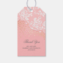 För konfettiglitter för snöre guld- vintage presentetikett