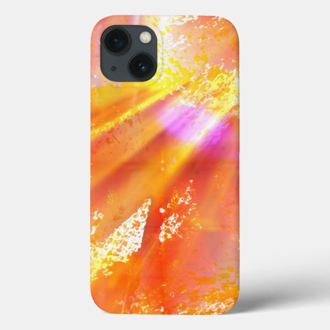 för konstbakgrund för färg seamless gult, orange (Baksida)