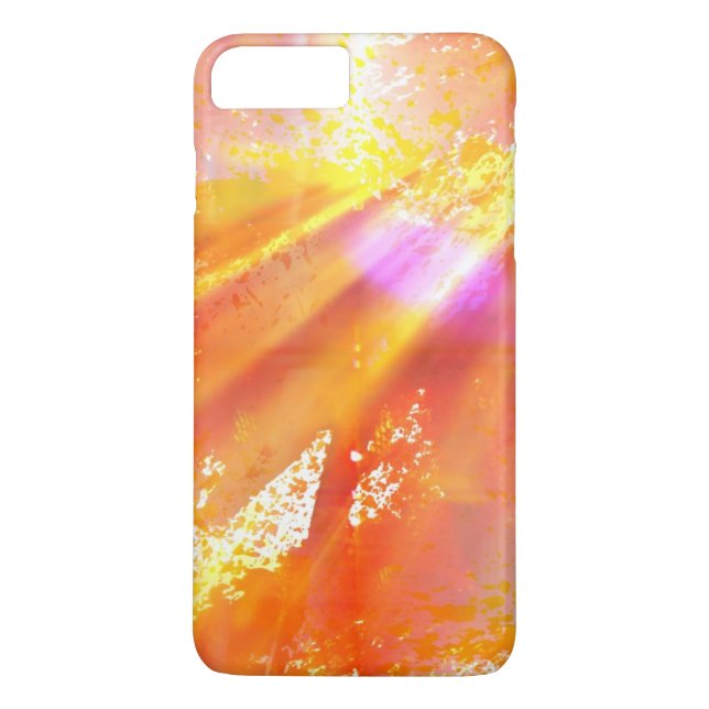 för konstbakgrund för färg seamless gult, orange Case-Mate iPhone skal (Baksida)