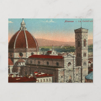 För konstFlorence för vintage Retro Italia italien Vykort