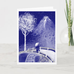 För konsthälsning för Haiku japanskt kort