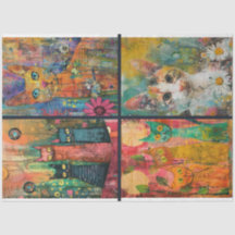 För konstnärligt kattlektor Journal - bakgrund 3