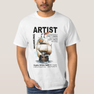 För konstnärskrå för NY grafisk skjorta 11a Tee Shirt