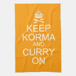 För Korma för behålla lugna kökshandduk curry