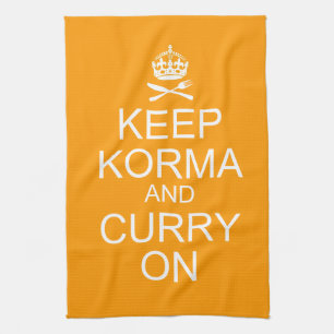För Korma för behålla lugna kökshandduk curry