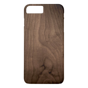 För korniPhone 7 för djup mahogny Wood fodral