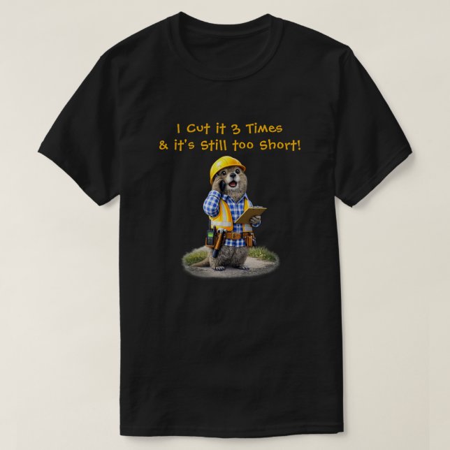 "För kort" (1) T Shirt (Design framsida)