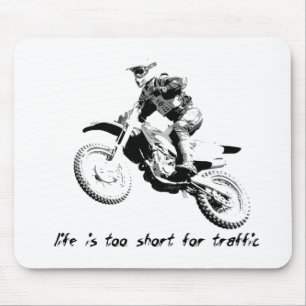 För kort för trafiken - Dirt Bike Motocross Musmatta
