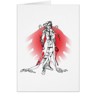 För krigare hälsningskort