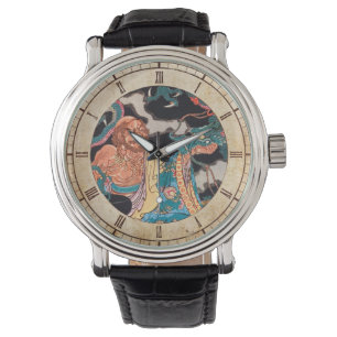 För krigaredrake för klassiker japansk legendari armbandsur