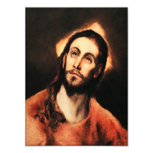 För Kristusfoto för El Greco Jesus tryck