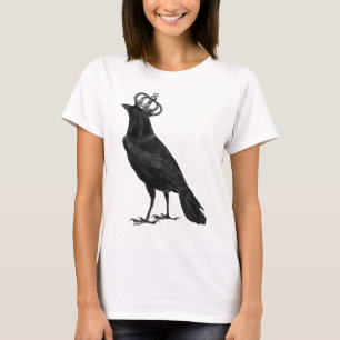För kronasvart för KRÅKA korpsvarta fåglar fö T-shirt