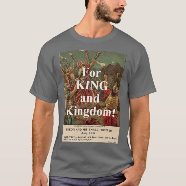 För Kung och Kungariket - Gideon T Shirt (Framsida)