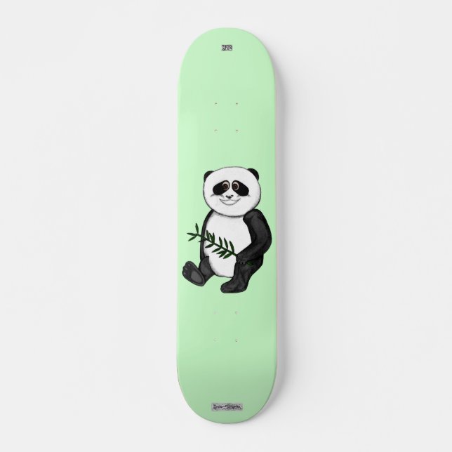 För kute Panda Bear Skateboard Bräda 21,5 Cm (Framsida)