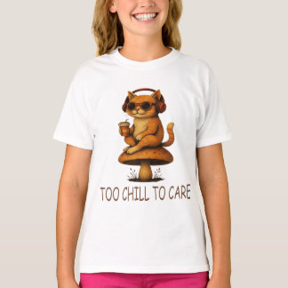 För kyla att ta hand om - Lo-Fi Cat på svamp T Shirt