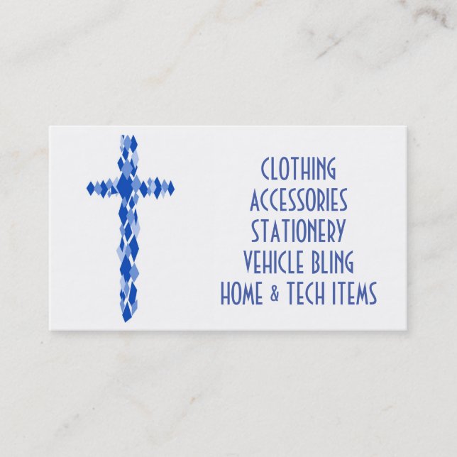 För kyrka affärs-kort åt sidan visitkort (Framsida)