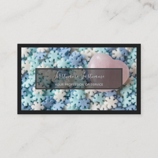 För läckra sötsaker bageri och konditori verksamhe visitkort (Framsida)