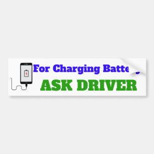 För laddande batteri fråga - skolbussen bildekal