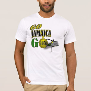 För lagJamaica för 2012 OS T-tröja fläkt Tee